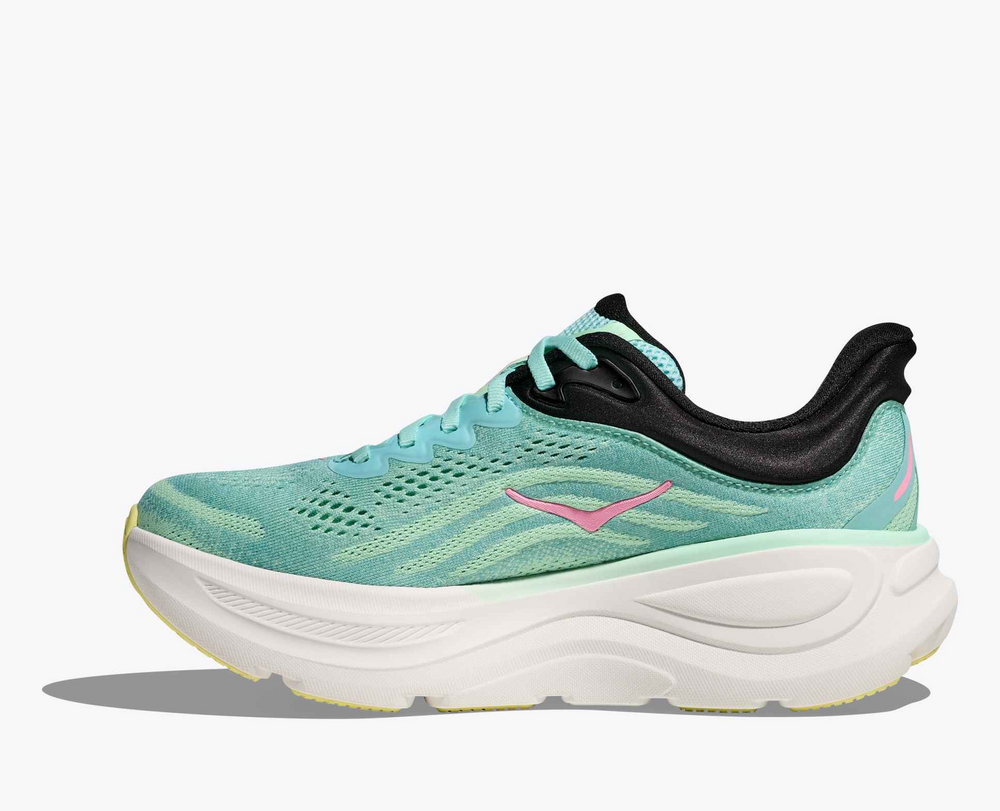 Women's Bondi 9 blue spark / mint fluorite